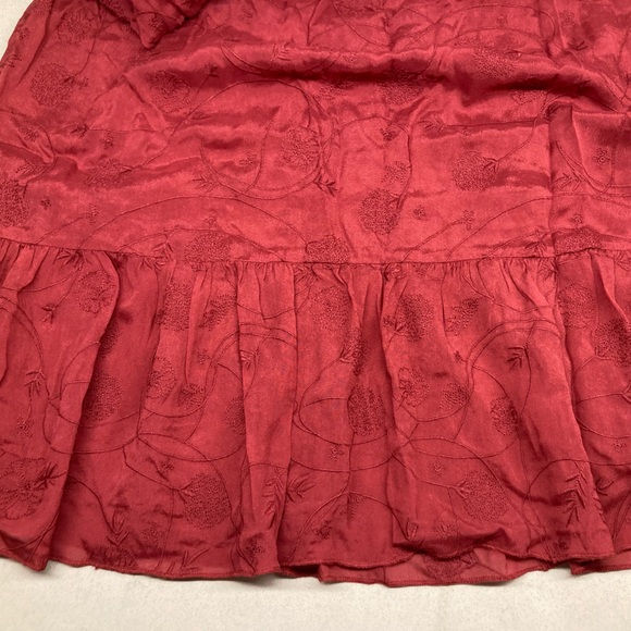 JOHNNY WAS🌻 JADE Sheer Embroidered Lace Up Mini Dress - Picture 12 of 15